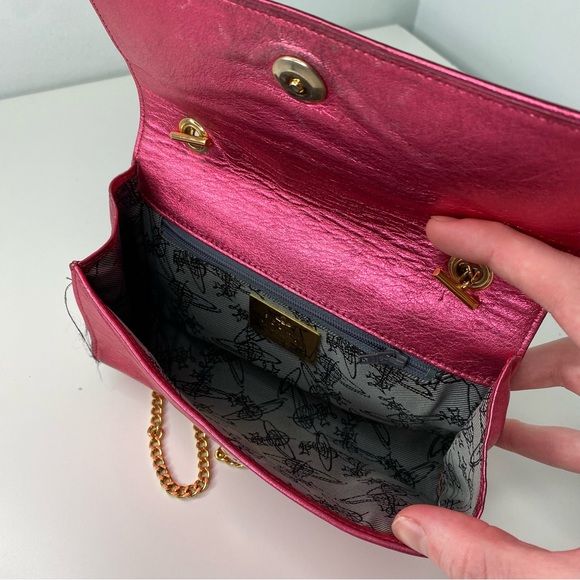 Vivienne Westwood Pink Metallic shoulder bag - Picture 8 of 10